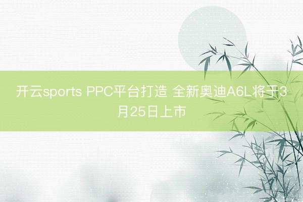 开云sports PPC平台打造 全新奥迪A6L将于3月25日上市