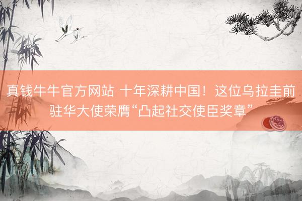 真钱牛牛官方网站 十年深耕中国！这位乌拉圭前驻华大使荣膺“凸起社交使臣奖章”