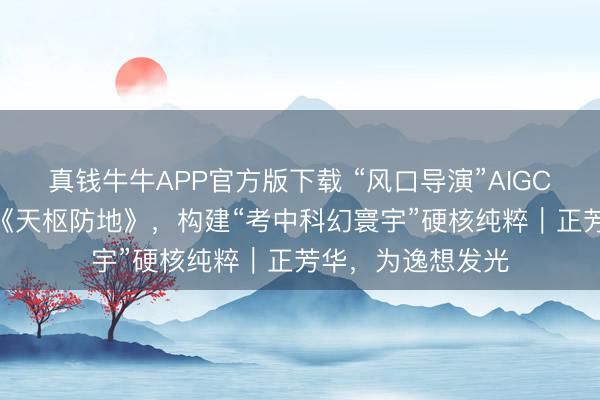 真钱牛牛APP官方版下载 “风口导演”AIGC十三:手搓AI剧《天枢防地》,构建“考中科幻寰宇”硬核纯粹|正芳华,为逸想发光